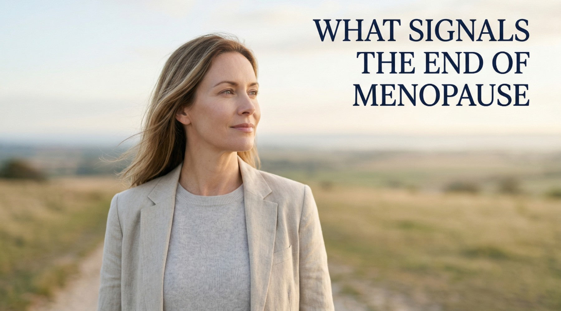 what signals the end of menopause
